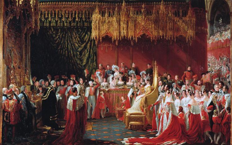 George Hayter The Coronation of Queen Victoria (mk25) Sweden oil painting art